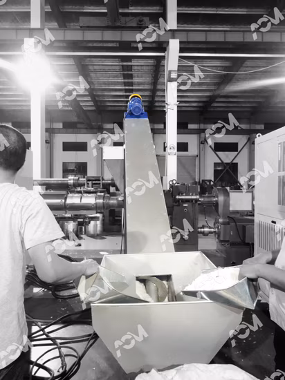 2021 Acm PE/PP/PA/PVC/ABS/PS/PC/EPE/EPS 用プラスチックペレット化造粒ライン